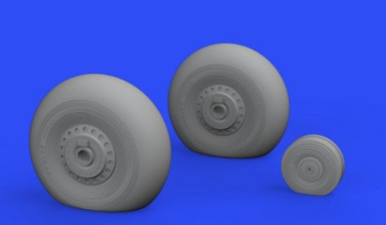 Picture of 1/32 Aircraft- Lancaster Wheels for HKM (Photo-Etch & Resin)