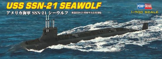 Picture of 1/700 USS Seawolf SSN21 Attack Submarine
