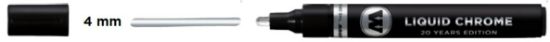 Picture of 4mm Liquid Chrome Mirror Effect Marker (Cd)