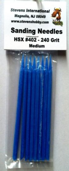 Picture of 240 Grit Medium Sanding Needles (8/Bag)