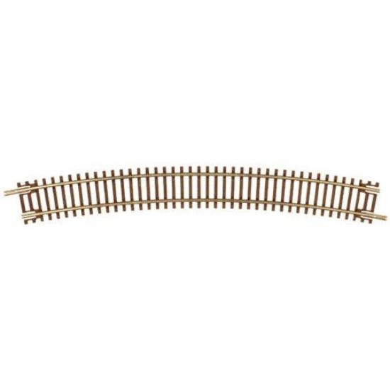 Picture of Atlas N Scale Code 55 13.75" Radius Curve 6-Pack Model Train Track