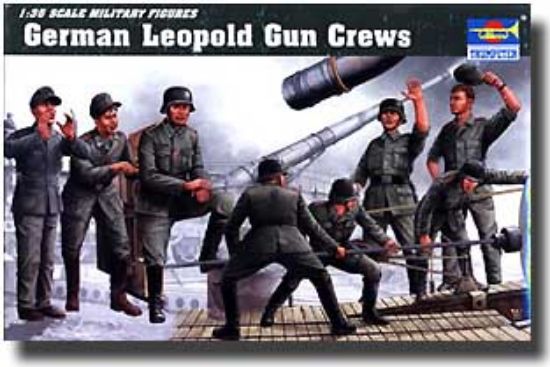 Picture of Model Figures - German Leopold Gun Crew- 1:35 -Trumpeter
