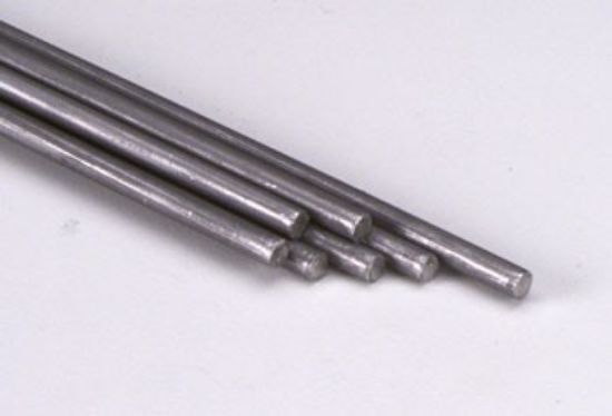 Picture of K&S Precision Metals 508 Music Wire,Spring steel,0.156 in.dia,pk7