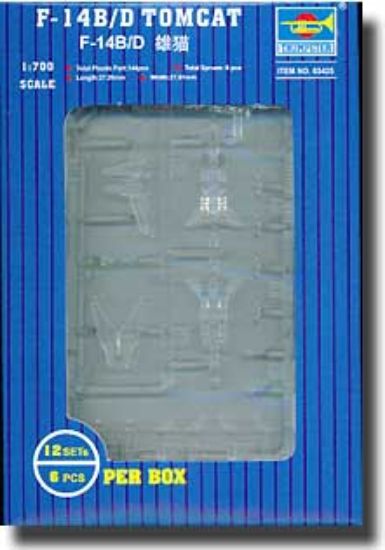 Picture of F-14B/D Tomcat Aircraft Set, 1/700 by Trumpeter, Model Airplane