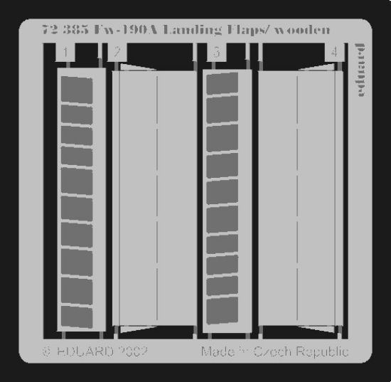 Picture of Focke Wulf FW 190 Wooden Landing Flaps (designed to Be A