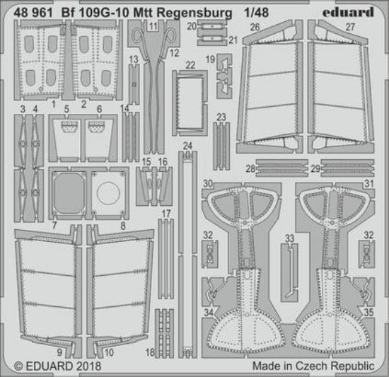 Picture of 1/48 Aircraft- Bf109G10 Mtt Regensburg for EDU (D)