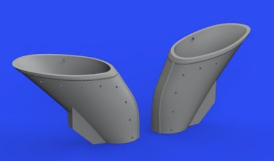 Picture of 1/48 Aircraft- F4F3 Exhausts for EDU (Resin)