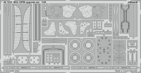 Picture of 1/48 Aircraft- MiG19PM Upgrade Set for EDU(D)