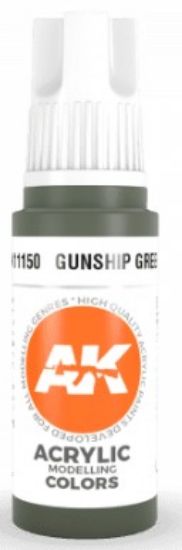 Picture of Gunship Green Acrylic Paint 17ml Bottle