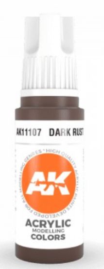 Picture of Dark Rust Acrylic Paint 17ml Bottle