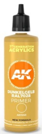 Picture of Dark Yellow RAL7028 Acrylic Primer 100ml Bottle