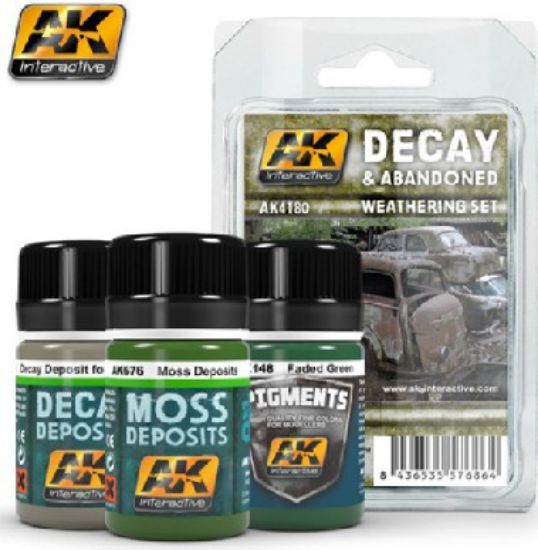 Picture of Decay &amp; Abandoned Weathering Paint Set (148, 675, 676,)
