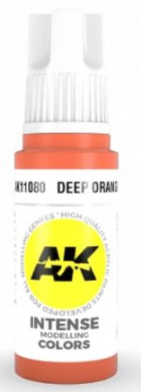 Picture of Deep Orange Acrylic Paint 17ml Bottle