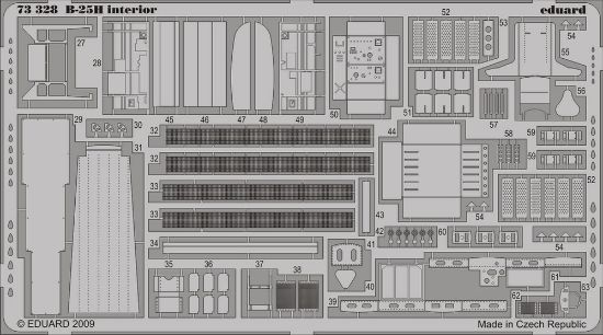 Picture of North American B-25H Interior (self adhesive) PRE-PAINTE
