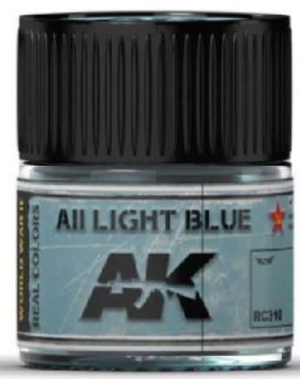 Picture of Real Colors: AII Light Blue Acrylic Lacquer Paint 10ml Bottle