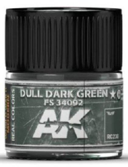 Picture of Real Colors: Dull Dark Green FS34092 Acrylic Lacquer Paint 10ml Bottle