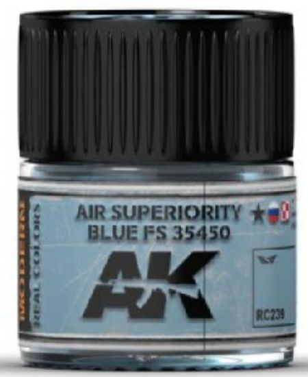 Picture of Real Colors: Air Superiority Blue FS35450 Acrylic Lacquer Paint 10ml Bottle