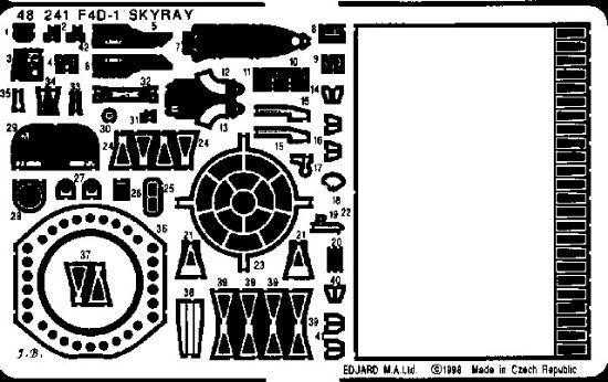 Picture of Eduard Models Aircraft- F4D1 Skyray -- Plastic Model Aircraft