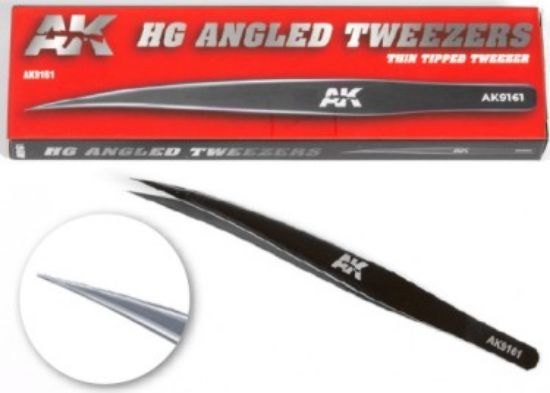 Picture of HG Angled Thin Tipped Tweezers