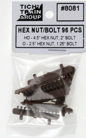 Picture of HO 4.5" Hex Nut &amp; w/2"Bolt (96)