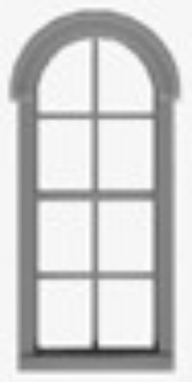 Picture of HO 4/4 Round Top Window 24"w x 72"h (12)