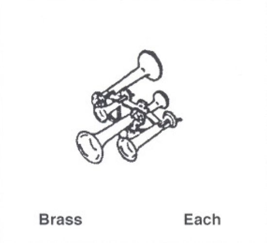 Picture of HO Air Horn Leslie RS5T/RF Five Chime