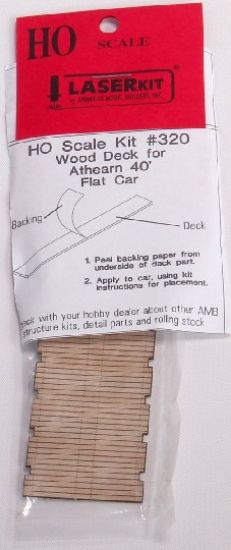 Picture of HO ATH 40' Flatcar Wood Deck 