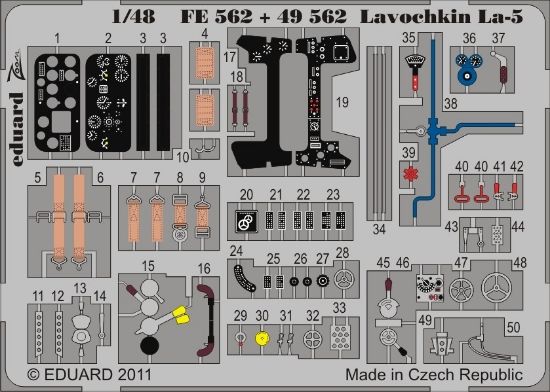 Picture of Lavochkin La-5 (self adhesive) (designed to Be Assembled