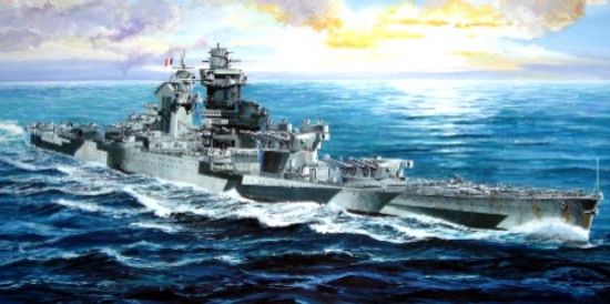Picture of Trumpeter French Navy Richelieu Battleship 1943 -- Plastic Model