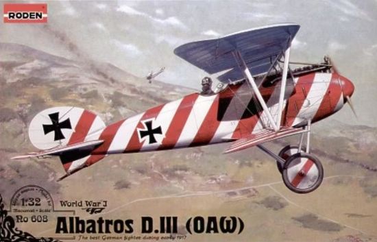 Picture of 1/32 Albatros D III OAW WWI German BiPlane Fighter