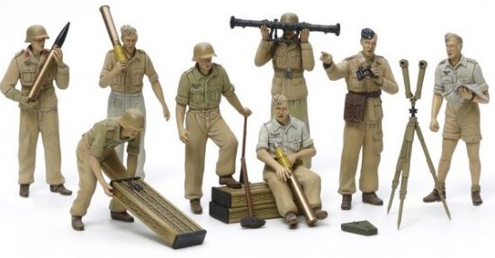 Picture of Tamiya 35343 German Artillery Crew Set Africa Corps Luftwaffe