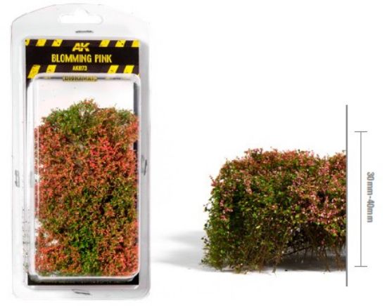 Picture of Diorama Series: Blooming Pink Shrubs
