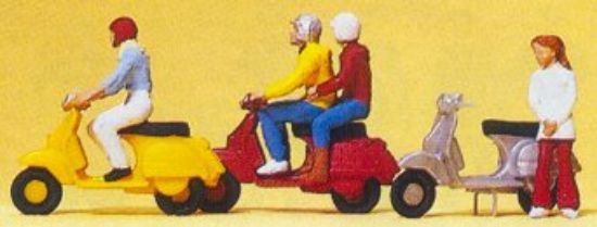 Picture of Preiser Figures Preiser 10128 Vespa-riders