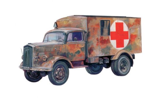 Picture of 1/72 Kfz 305 Military Ambulance Truck