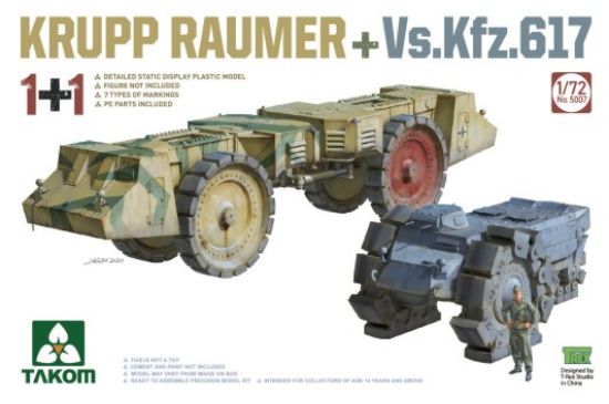 Picture of 1/72 Krupp Raumer & VsKfz617 Mine Clearing Vehicles