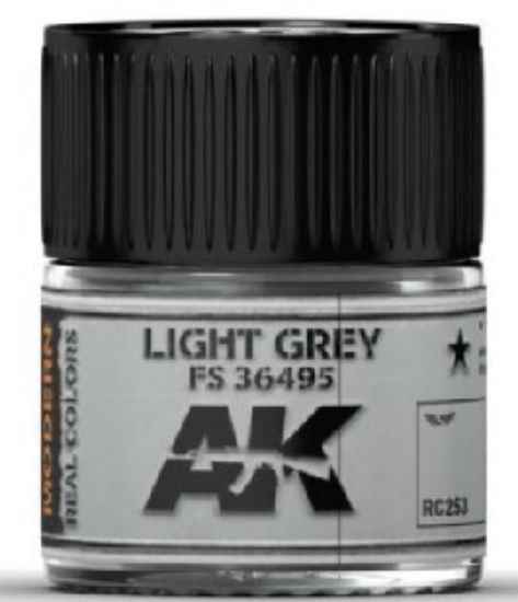 Picture of Real Colors: Light Grey FS36495 Acrylic Lacquer Paint 10ml Bottle