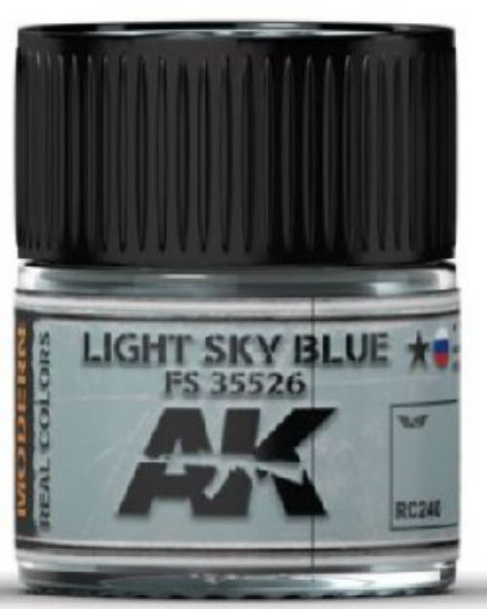 Picture of Real Colors: Light Sky Blue FS35526 Acrylic Lacquer Paint 10ml Bottle