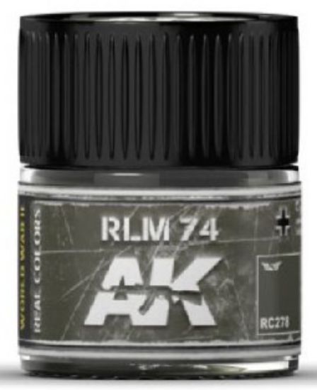 Picture of Real Colors: RLM74 Green Acrylic Lacquer Paint 10ml Bottle