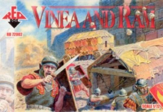 Picture of Red Box Figures Roman Vinea Tank with Battering RAM (1/72-Scale)