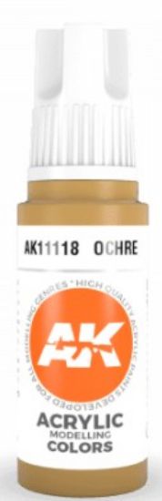 Picture of Ocher Acrylic Paint 17ml Bottle