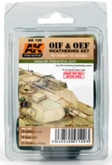 Picture of OIF & OEF Modern US Vehicles Acrylic/Enamel Paint Set (121, 122, 123)