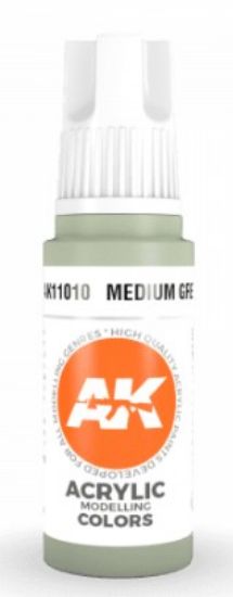 Picture of Medium Grey Acrylic Paint 17ml Bottle