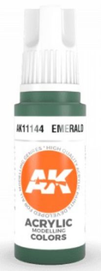 Picture of Emerald Acrylic Paint 17ml Bottle