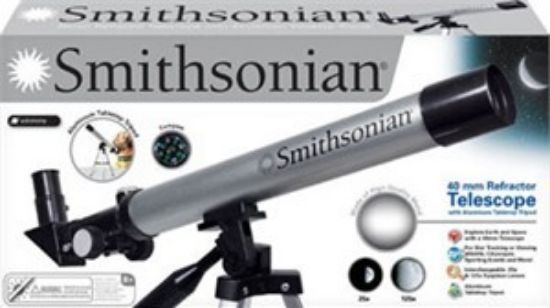 Picture of Smithsonian 40mm Refractor Telescope w/Table Top Tripod