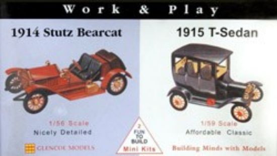 Picture of Work & Play: 1/56 1914 Stutz Bearcat & 1/59 1915 T-Sedan Cars