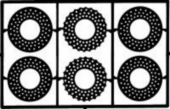 Picture of Detail Master Vented Disc Brakes 11'' Drilled -- Plastic Model