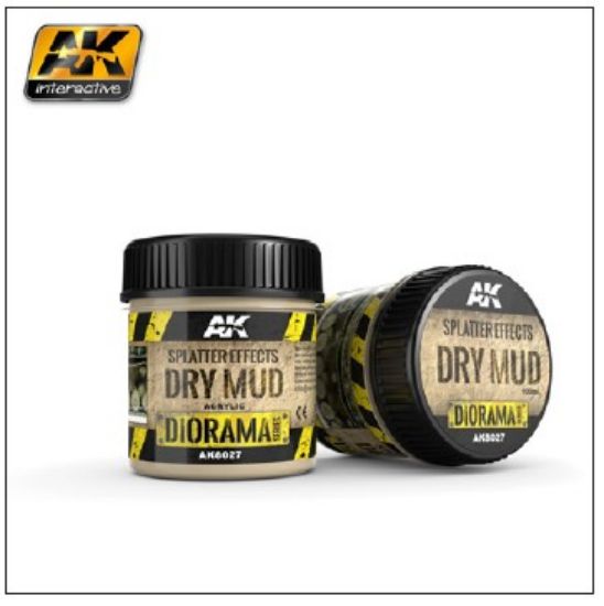 Picture of Diorama Series: Splatter Effects Dry Mud, 200ml by AK Interactive, W