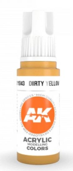 Picture of Dirty Yellow Acrylic Paint 17ml Bottle