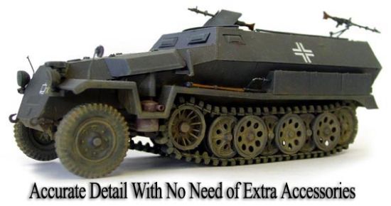 Picture of Military Model Kit - Sd.Kfz.251/1 Ausf.C Schutzenpanzer- 1:35 -AFV Clu