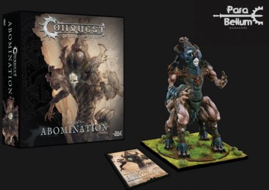 Picture of 38mm Conquest Spires: Abomination Plastic Figure Kit (1 w/stand)